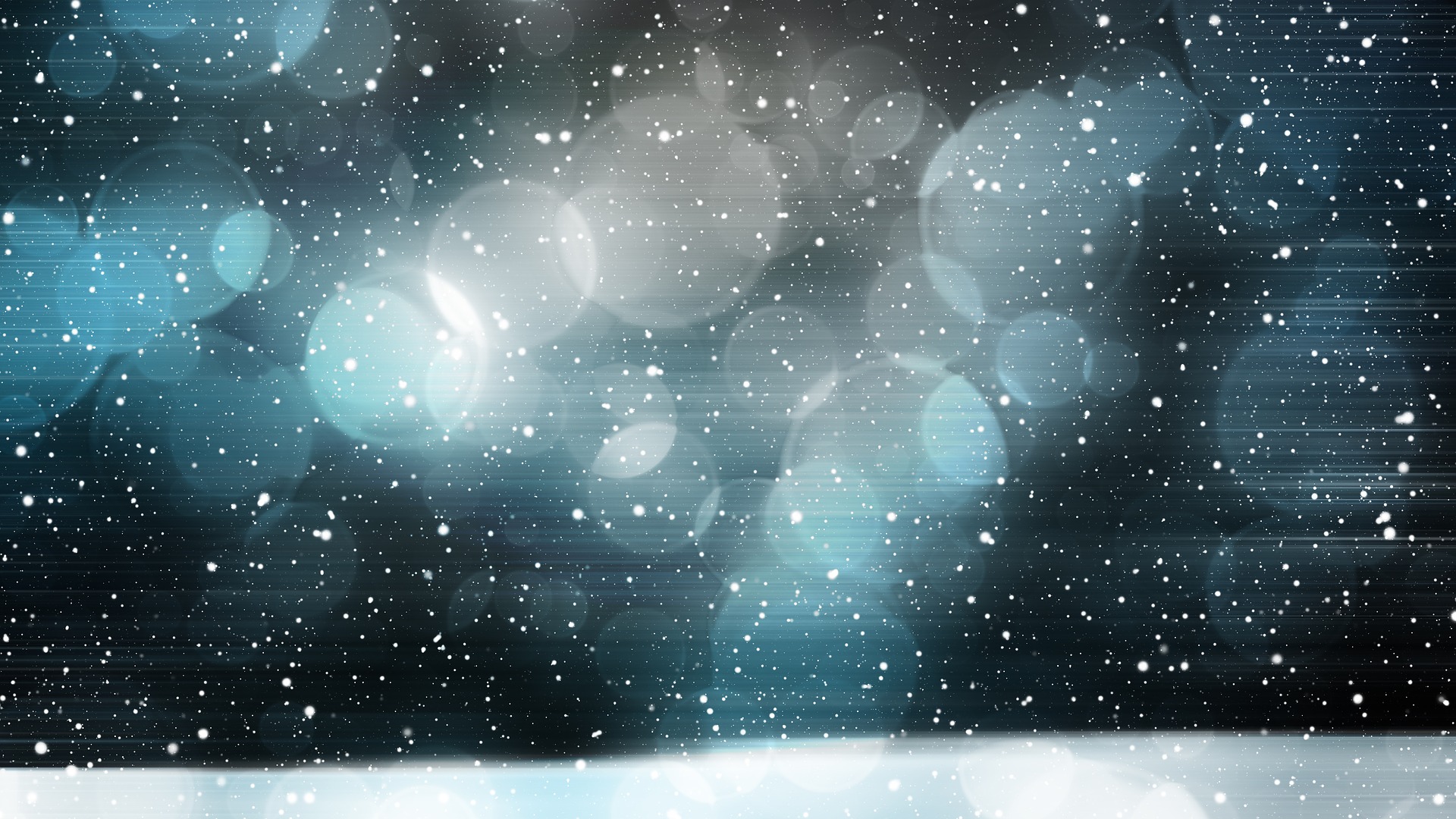 snowing
