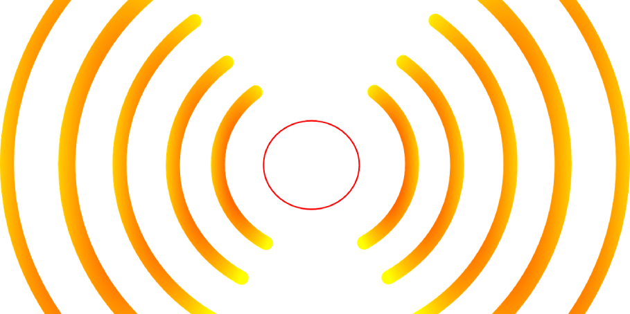 WiFi waves wide